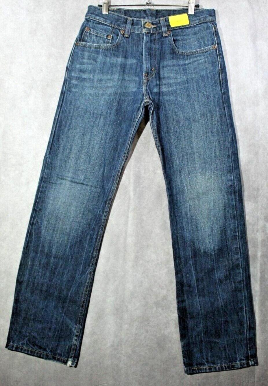 Levi's 514 Jeans Boys 18 Regular 29x29 Blue Slim Straight Denim Zip Fly Youth